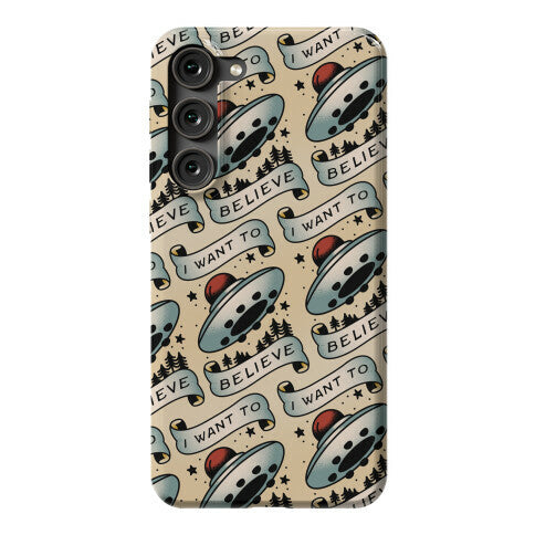 I Want to Believe (Old School Tattoo) Phone Case